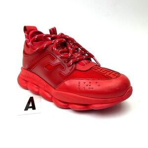 VERSACE Chain Reaction Sneaker sz 34 IT 2.5 |US